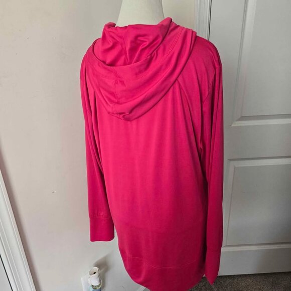 Women Breast Cancer Long Sleeve Pink "United Hope Love Courage Hoodie - Picture 7 of 8